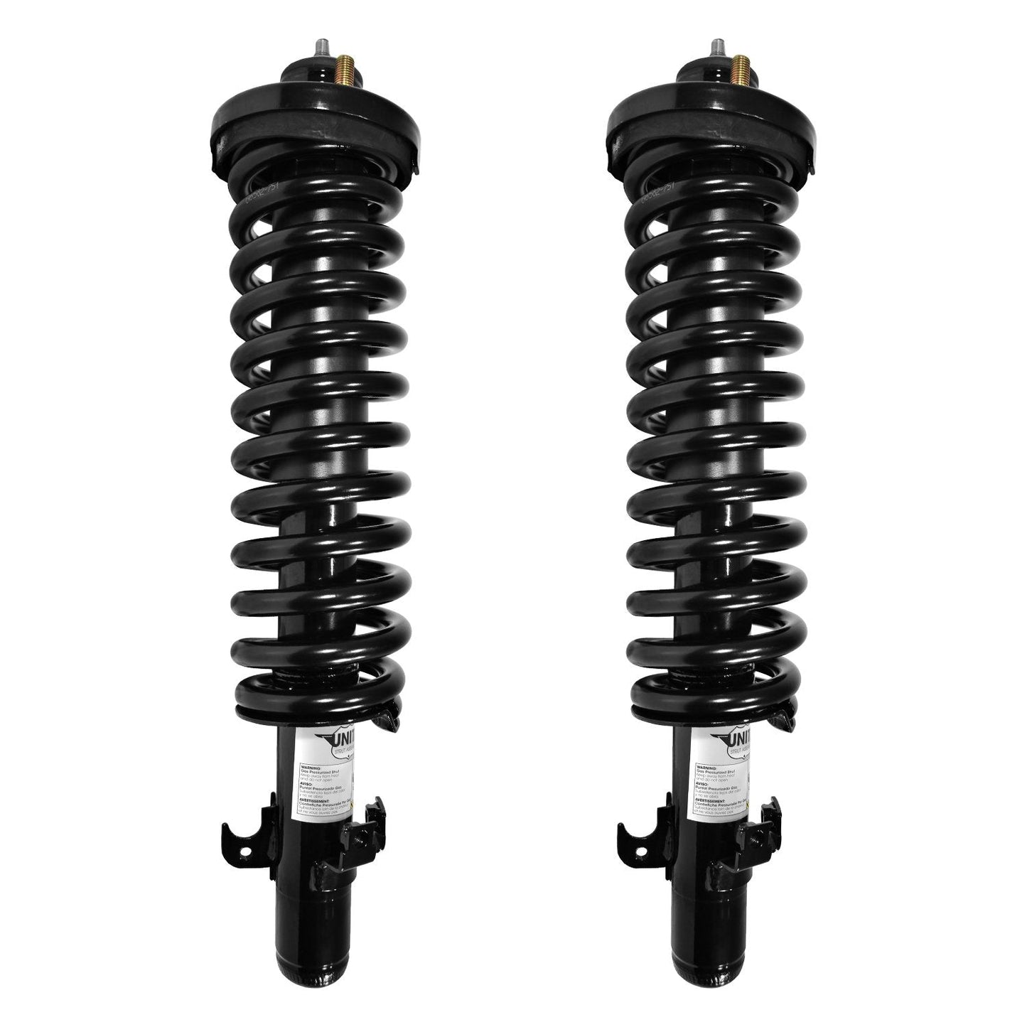 UNITY AUTOMOTIVE 2-11400-001 Front 2 Wheel Complete Strut Assembly Kit 1990-1993 Honda Accord