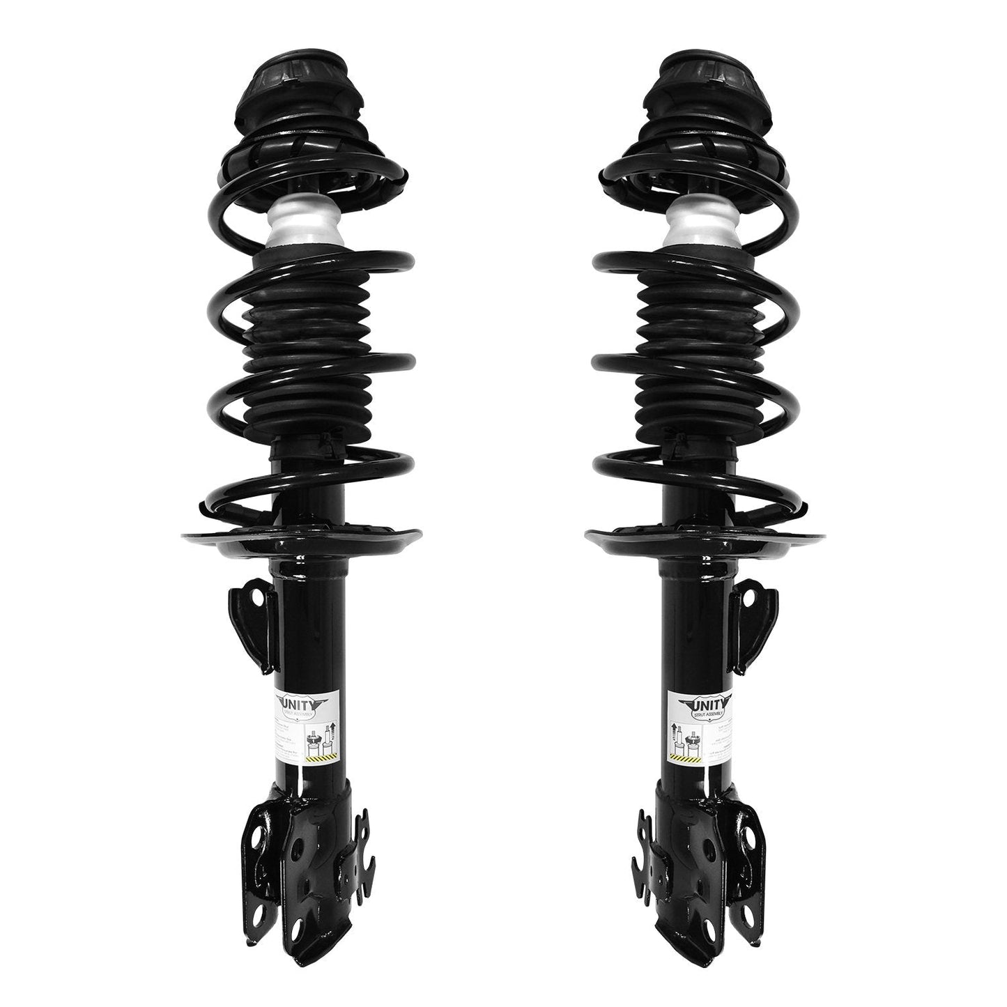 UNITY AUTOMOTIVE 2-11805-11806-001 Front 2 Wheel Complete Strut Assembly Kit 2006-2011 Toyota Yaris