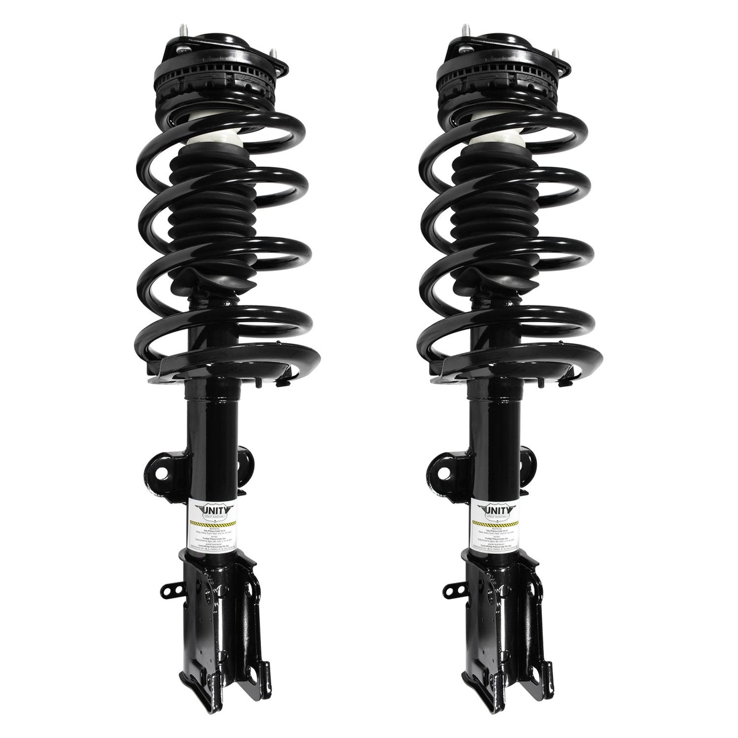 UNITY AUTOMOTIVE 2-11970-001 Front 2 Wheel Complete Strut Assembly Kit 2008-2012 Dodge Caravan