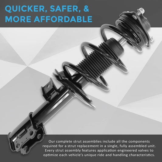 Unity Automotive 13221 Front Left Replacement Complete Strut Assembly Fits 2004-2010 BMW X3