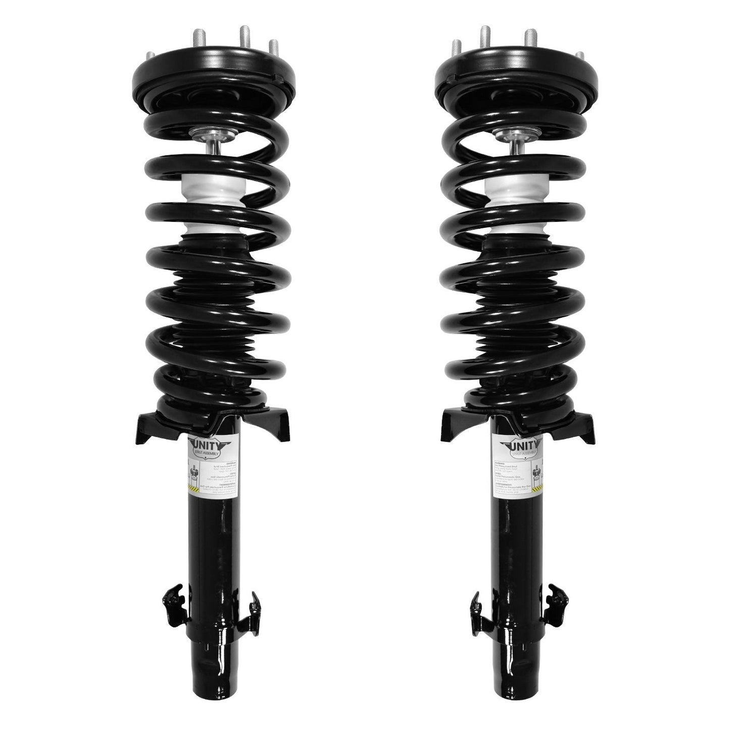 UNITY AUTOMOTIVE 2-11235-11236-001 Front 2 Wheel Complete Strut Assembly Kit 2008-2012 Honda Accord