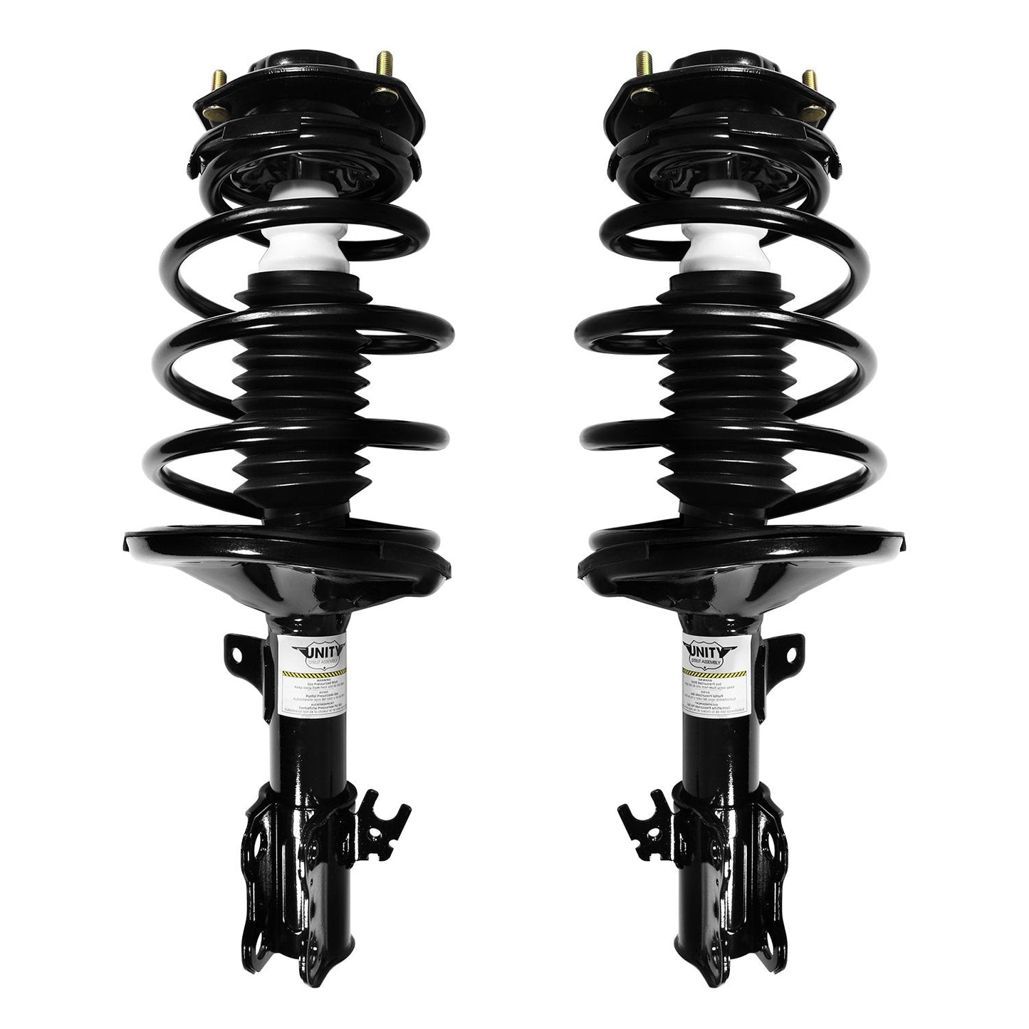 UNITY AUTOMOTIVE 2-11181-11182-001 Front 2 Wheel Complete Strut Assembly Kit 1997-2001 Toyota Camry