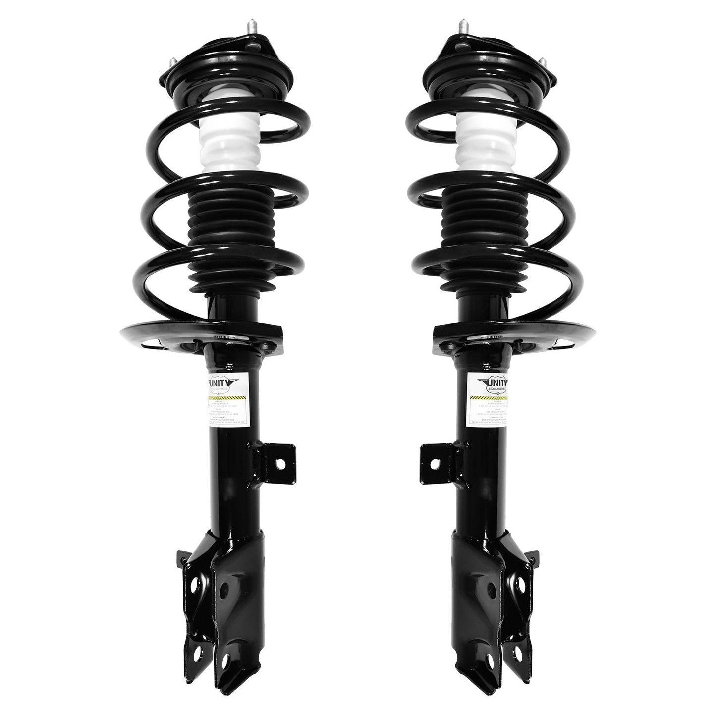UNITY AUTOMOTIVE 2-11581-11582-001 Front 2 Wheel Complete Strut Assembly Kit 2007-2011 Dodge Caliber