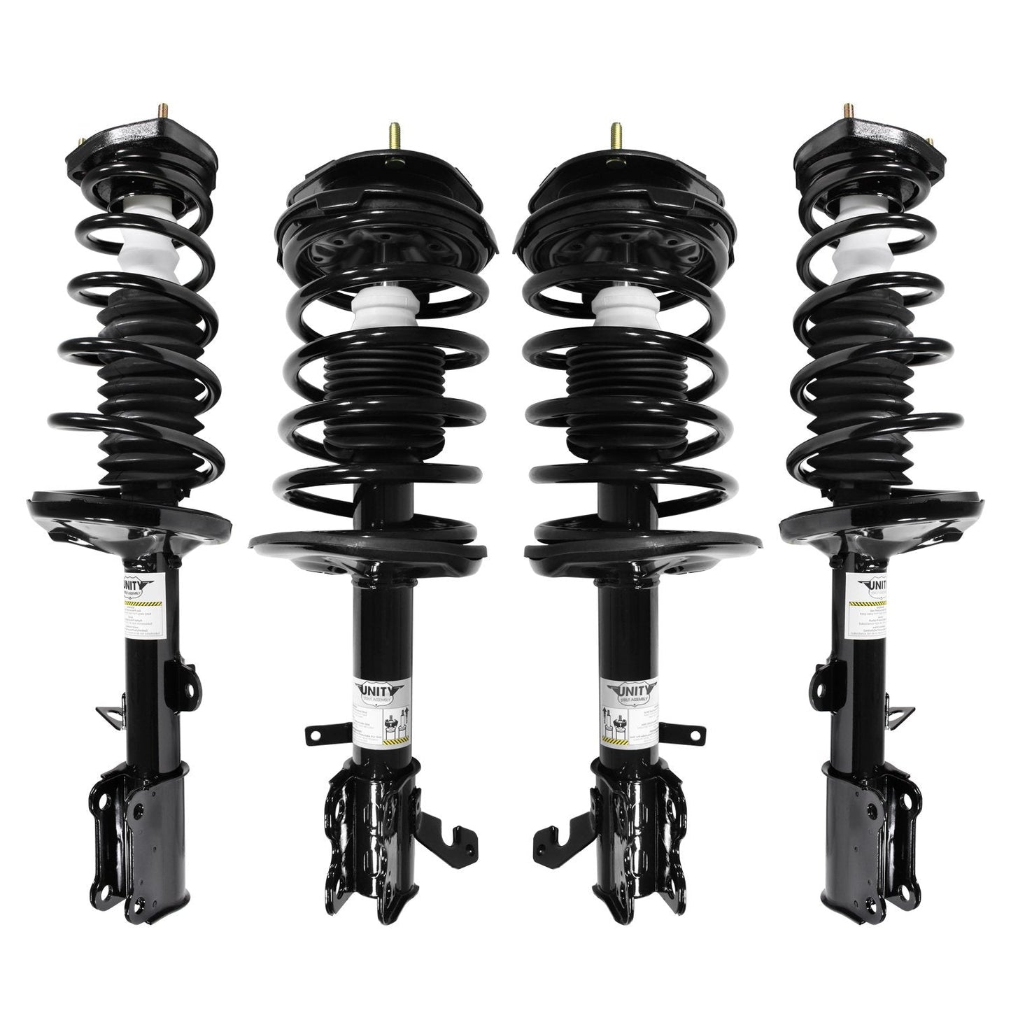 UNITY AUTOMOTIVE 4-11151-15051-001 4 Wheel Complete Strut Assembly Kit 1993-2002 Toyota Corolla