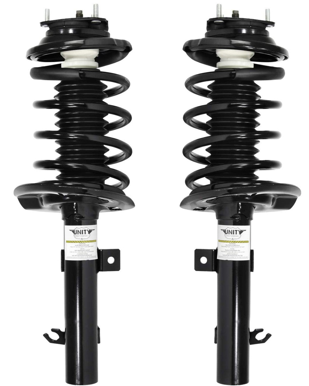 Unity Automotive 2-11083-11084-001 Front 2 Wheel Complete Strut Assembly Kit 2006-2011 Ford Focus