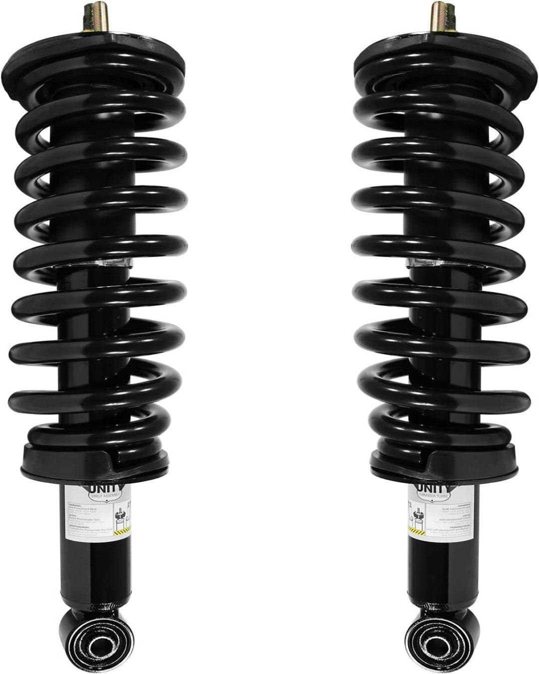 UNITY AUTOMOTIVE 2-11381-11382-001 Front 2 Wheel Complete Strut Assembly Kit 2001-2007 Toyota Sequoia