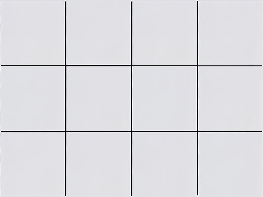Modern 4X4 White Square Glossy Ceramic Mosaic Tile W50KAZEWH1216MO4P