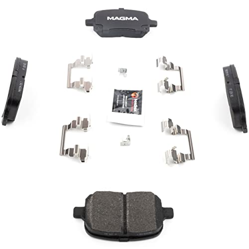 MAGMA Premium PMD707M Semi-Metallic Brake Pads, Front