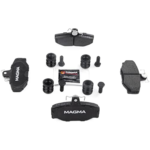 MAGMA Premium PMD391C Ceramic Brake Pads, Rear