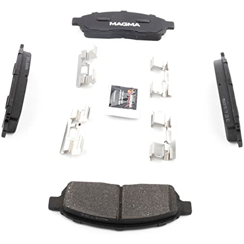 MAGMA Premium PMD1011M Semi-Metallic Brake Pads, Front