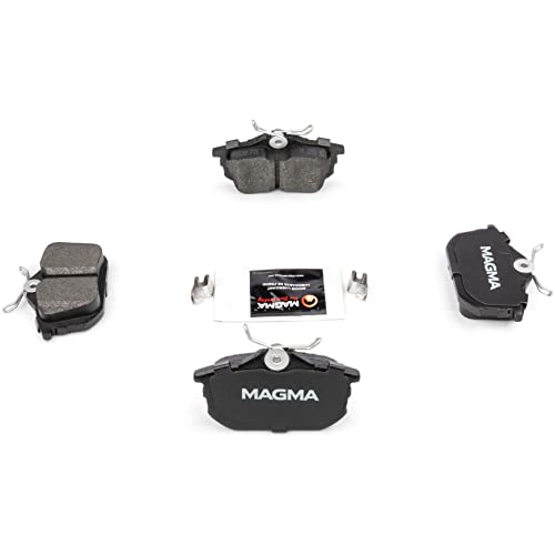 MAGMA Premium PMD838M Semi-Metallic Brake Pads, Rear