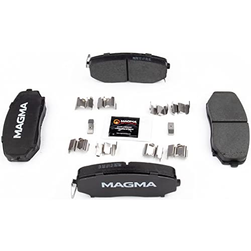 MAGMA Premium PMD1258C Ceramic Brake Pads, Front