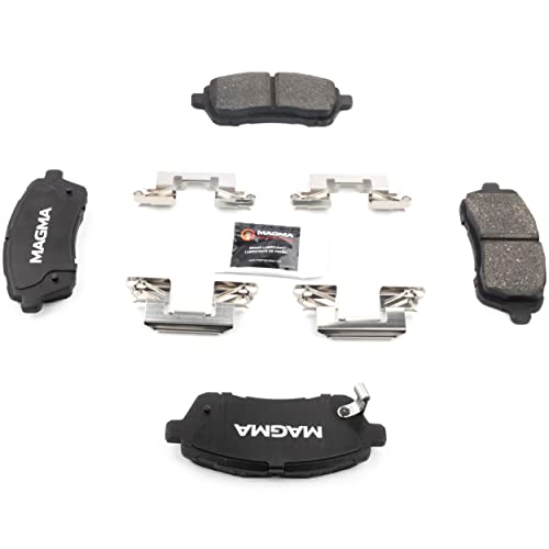 MAGMA Premium PMD1454AM Semi-Metallic Brake Pads, Front