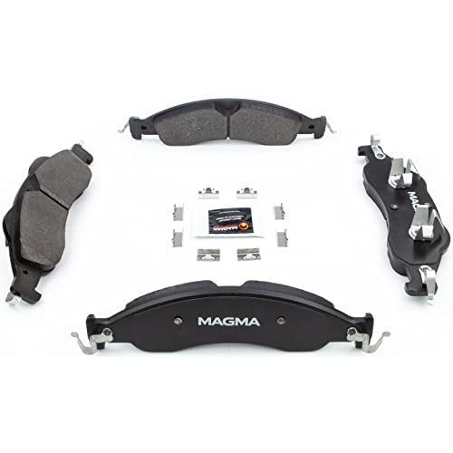 MAGMA Premium PMD1278M Semi-Metallic Brake Pads, Front