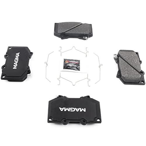 MAGMA Premium PMD812M Semi-Metallic Brake Pads, Front