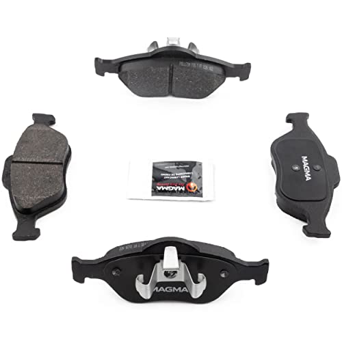 MAGMA Premium PMD1175M Semi-Metallic Brake Pads, Front