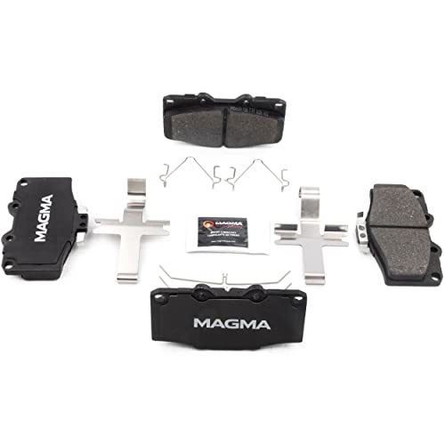 MAGMA Premium PMD410M Semi-Metallic Brake Pads, Front