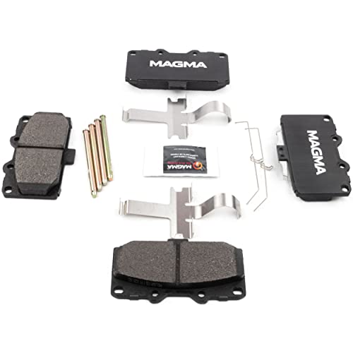 MAGMA Premium PMD1182M Semi-Metallic Brake Pads, Front