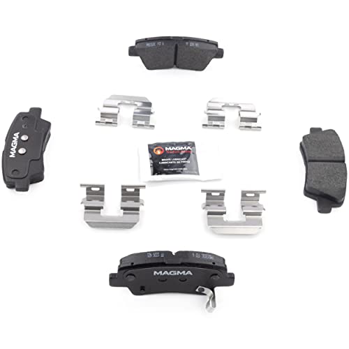 MAGMA Premium PMD1313C Ceramic Brake Pads, Rear