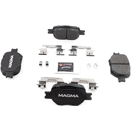 MAGMA Premium PMD817M Semi-Metallic Brake Pads, Front