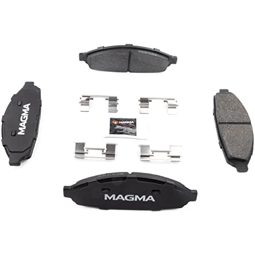 MAGMA Premium PMD931M Semi-Metallic Brake Pads, Front