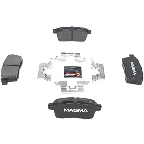 MAGMA Premium PMD1259C Ceramic Brake Pads, Rear