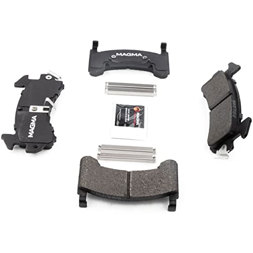 MAGMA Premium PMD154M Semi-Metallic Brake Pads, Front