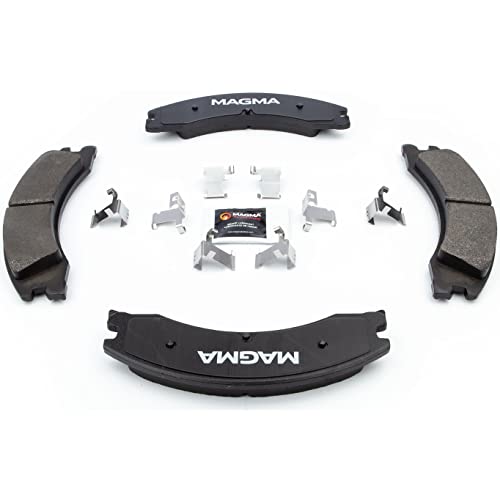 MAGMA Premium PMD1330M Semi-Metallic Brake Pads, Rear