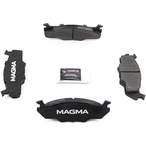 MAGMA Premium PMD158M Semi-Metallic Brake Pads, Front