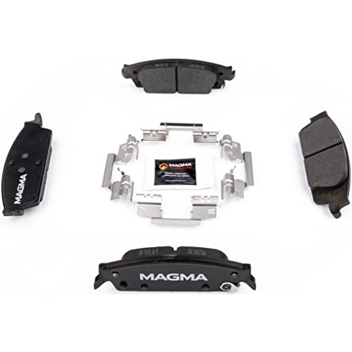 MAGMA Premium PMD1707C Ceramic Brake Pads, Rear