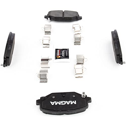 MAGMA Premium PMD1596C Ceramic Brake Pads, Rear