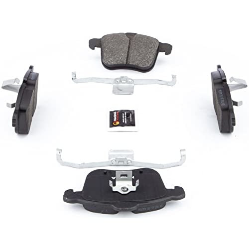 MAGMA Premium PMD1257M Semi-Metallic Brake Pads, Front