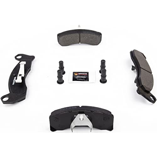 MAGMA Premium PMD431M Semi-Metallic Brake Pads, Front