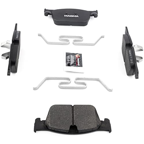 MAGMA Premium PMD1924M Semi-Metallic Brake Pads, Front