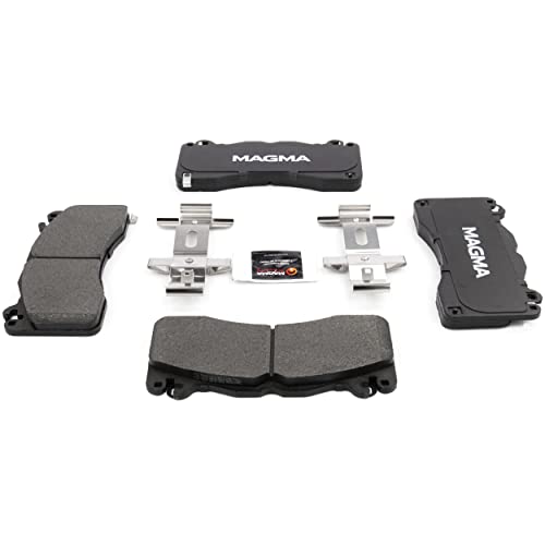 MAGMA Premium PMD1792M Semi-Metallic Brake Pads, Front