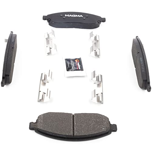 MAGMA Premium PMD1080M Semi-Metallic Brake Pads, Front