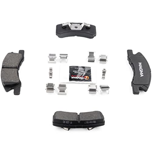 MAGMA Premium PMD1731M Semi-Metallic Brake Pads, Front