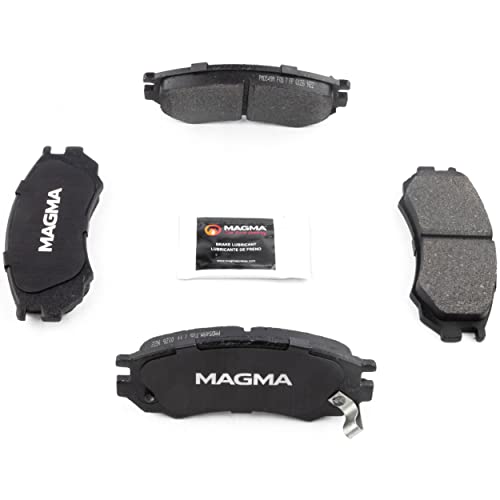 MAGMA Premium PMD549M Semi-Metallic Brake Pads, Front