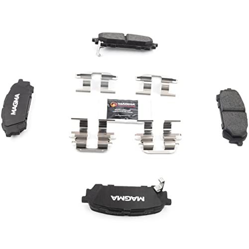 MAGMA Premium PMD1004C Ceramic Brake Pads, Rear