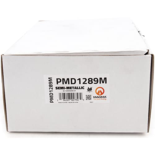 MAGMA Premium PMD1289M Semi-Metallic Brake Pads, Front