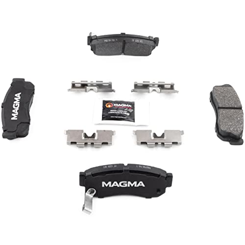MAGMA Premium PMD275M Semi-Metallic Brake Pads, Front