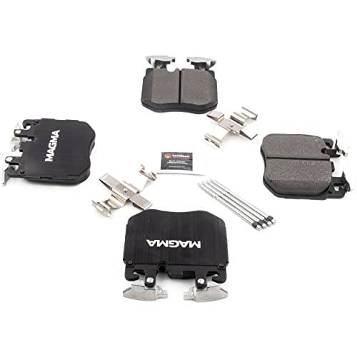 MAGMA Premium PMD1868M Semi-Metallic Brake Pads, Front