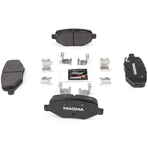 MAGMA Premium PMD1612C Ceramic Brake Pads, Rear