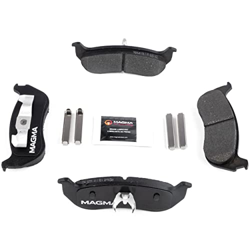MAGMA Premium PMD964M Semi-Metallic Brake Pads, Rear