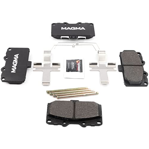 MAGMA Premium PMD1182M Semi-Metallic Brake Pads, Front