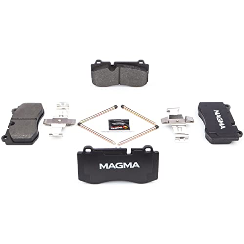MAGMA Premium PMD1223M Semi-Metallic Brake Pads, Front