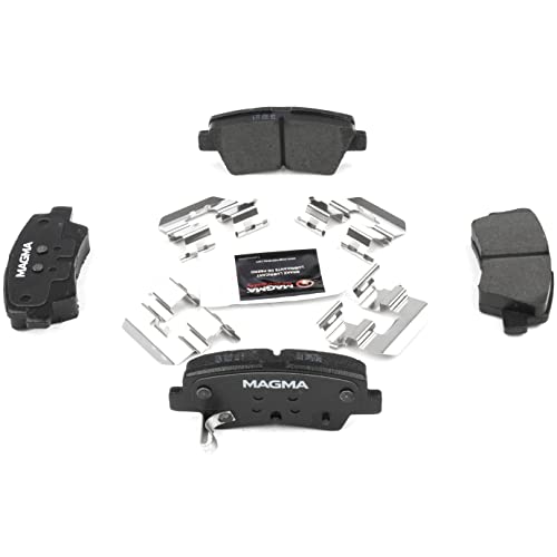 MAGMA Premium PMD1544C Ceramic Brake Pads, Rear