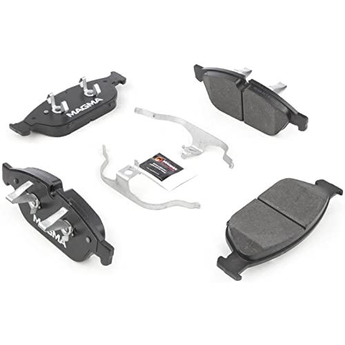 MAGMA Premium PMD1549M Semi-Metallic Brake Pads, Front