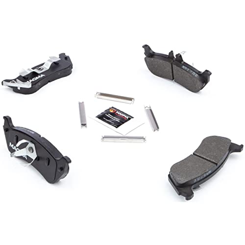 MAGMA Premium PMD875M Semi-Metallic Brake Pads, Rear