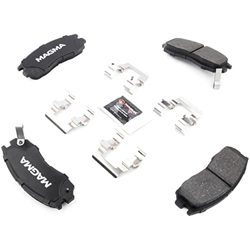 MAGMA Premium PMD484M Semi-Metallic Brake Pads, Front